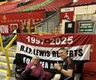 Suporterii lui Manchester United la evenimentul Stadium Sleep Out / foto: X @MU_Foundation