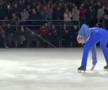 VIDEO Imagini incredibile! Fiasco cu țevi sparte și găuri în gheață la show-ul lui Evgeni Plushenko de la Cluj! Multiplul campion olimpic acuză, după ce a căzut: „Parcă era Fontana di Trevi! Aţi văzut vreodată aşa ceva?”