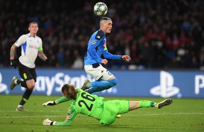 Napoli - Genk // VIDEO Gafă uriașă comisă de Maarten Vandevoordt, portarul de 17 ani al oaspeților