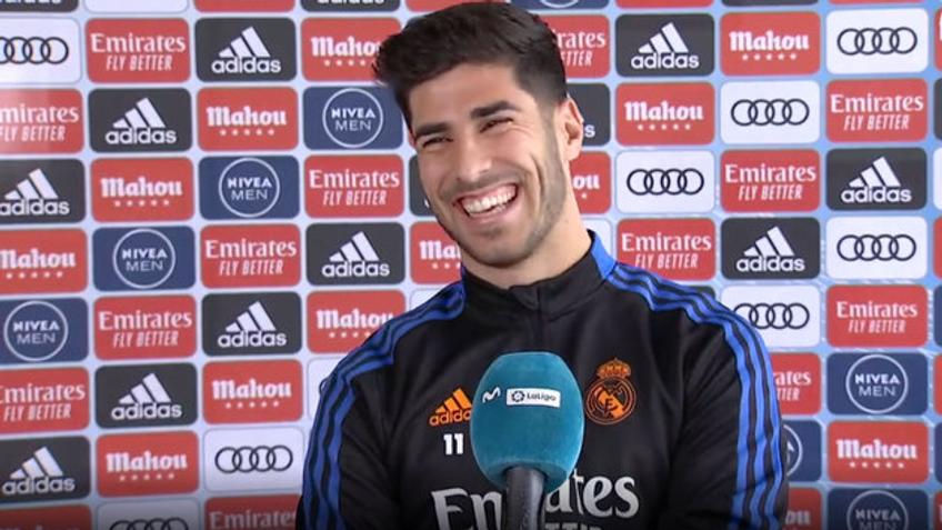 Pe Marco Asensio l-a pufnit râsul când a fost întrebat de eliminarea Barcelonei din UCL: „Nu prea-mi pasă”
