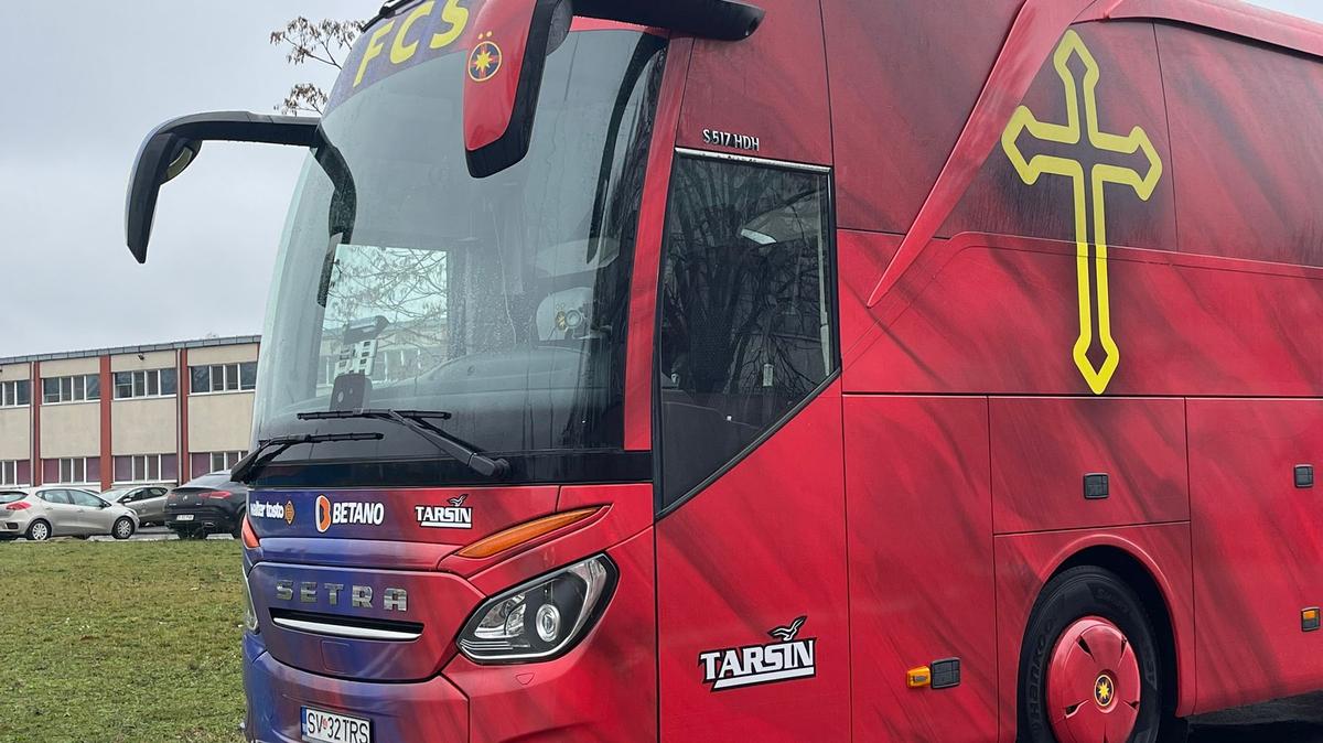 Noul autocar al celor de la FCSB