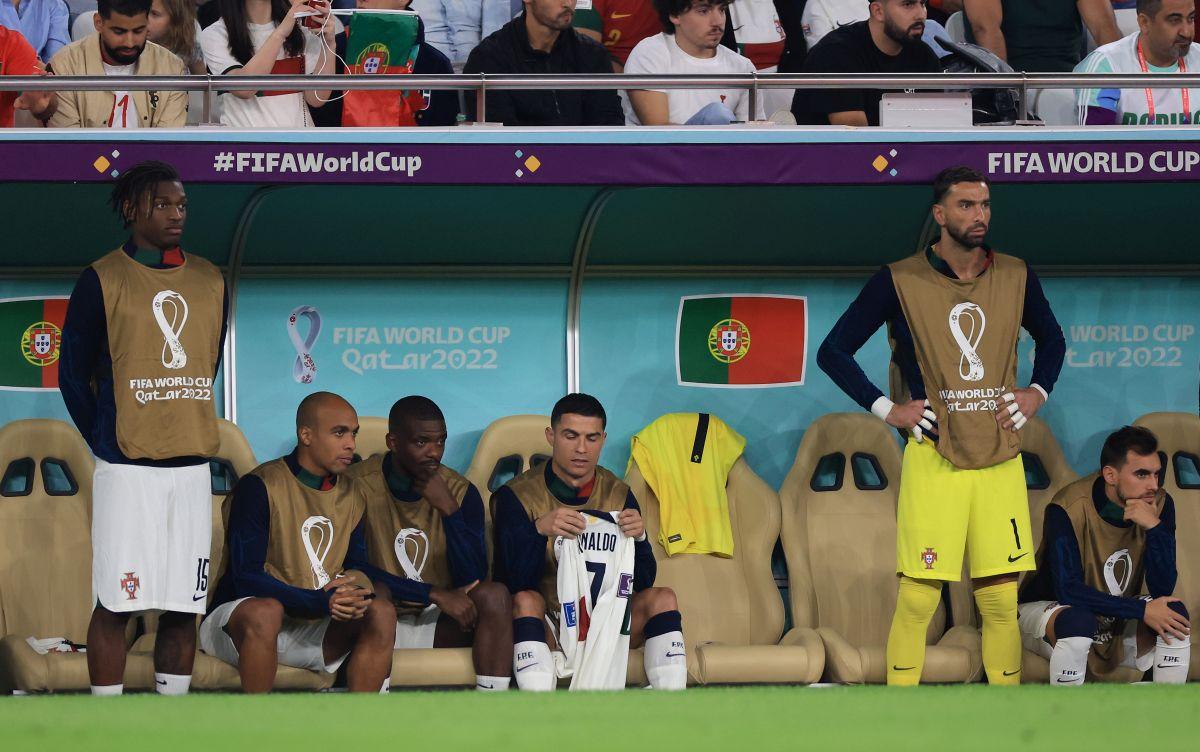 Așa arată deznădejdea! Cum a fost surprins Cristiano Ronaldo în startul „sfertului” Maroc - Portugalia