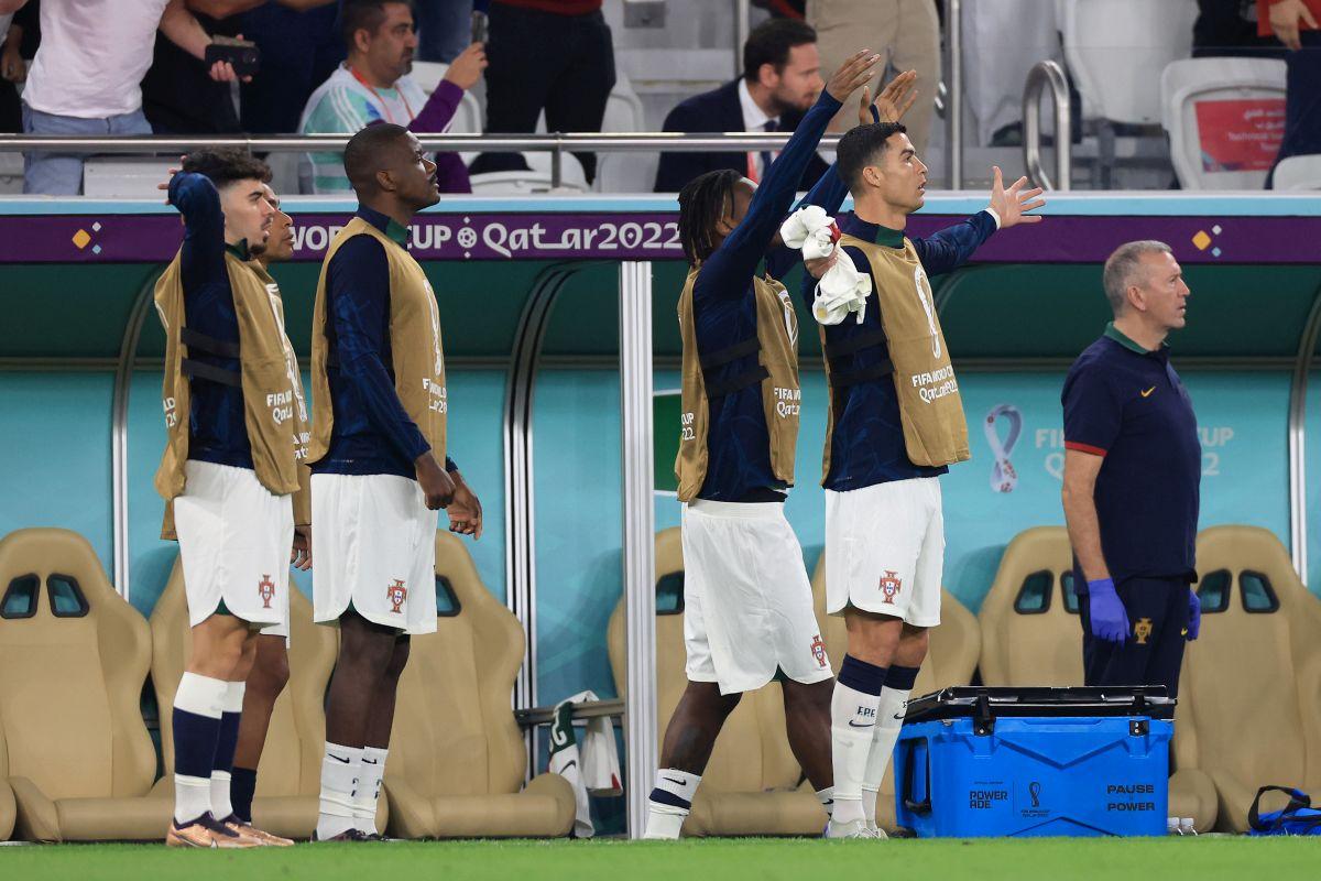 Așa arată deznădejdea! Cum a fost surprins Cristiano Ronaldo în startul „sfertului” Maroc - Portugalia