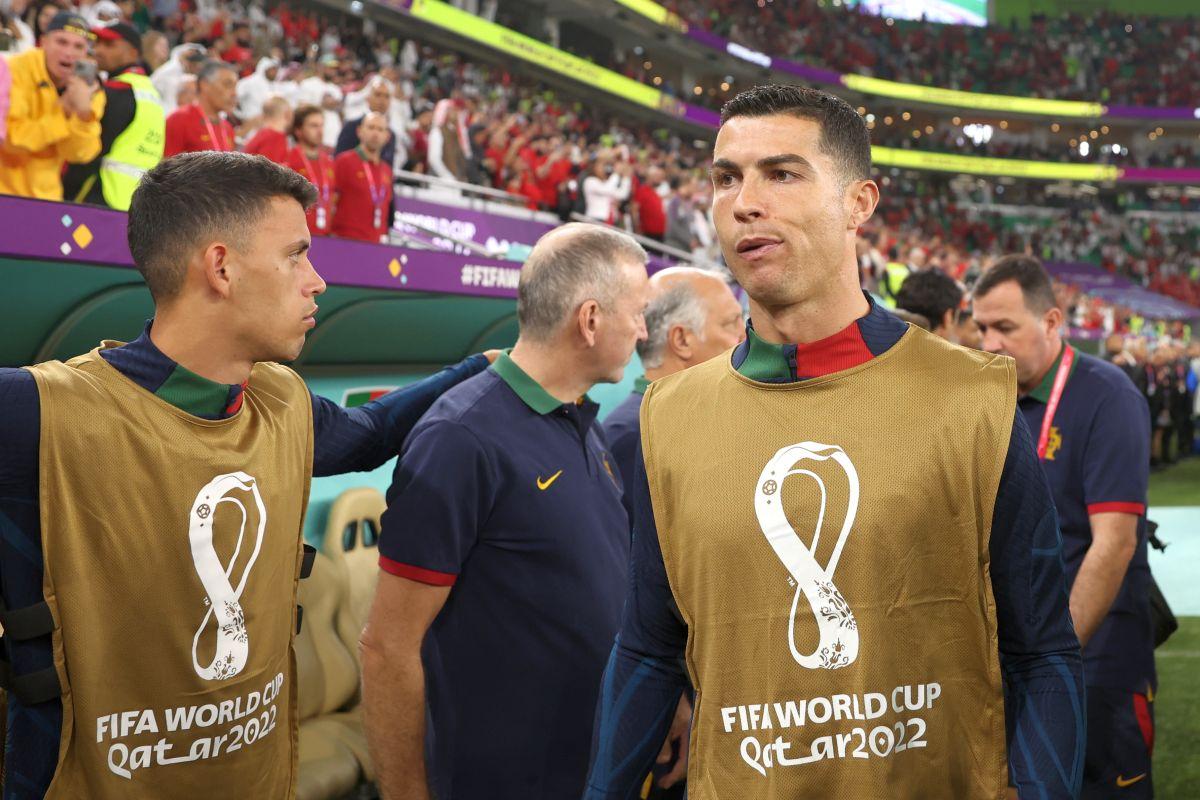 Așa arată deznădejdea! Cum a fost surprins Cristiano Ronaldo în startul „sfertului” Maroc - Portugalia