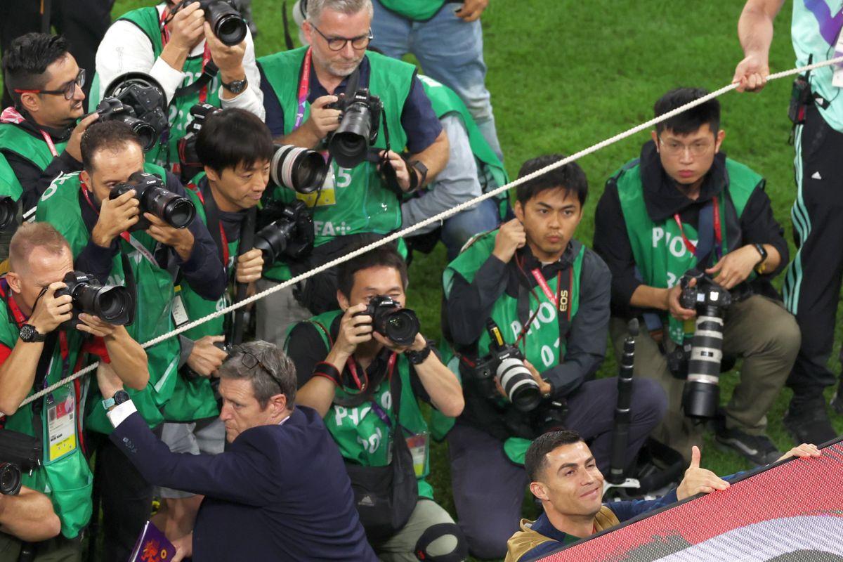 Așa arată deznădejdea! Cum a fost surprins Cristiano Ronaldo în startul „sfertului” Maroc - Portugalia
