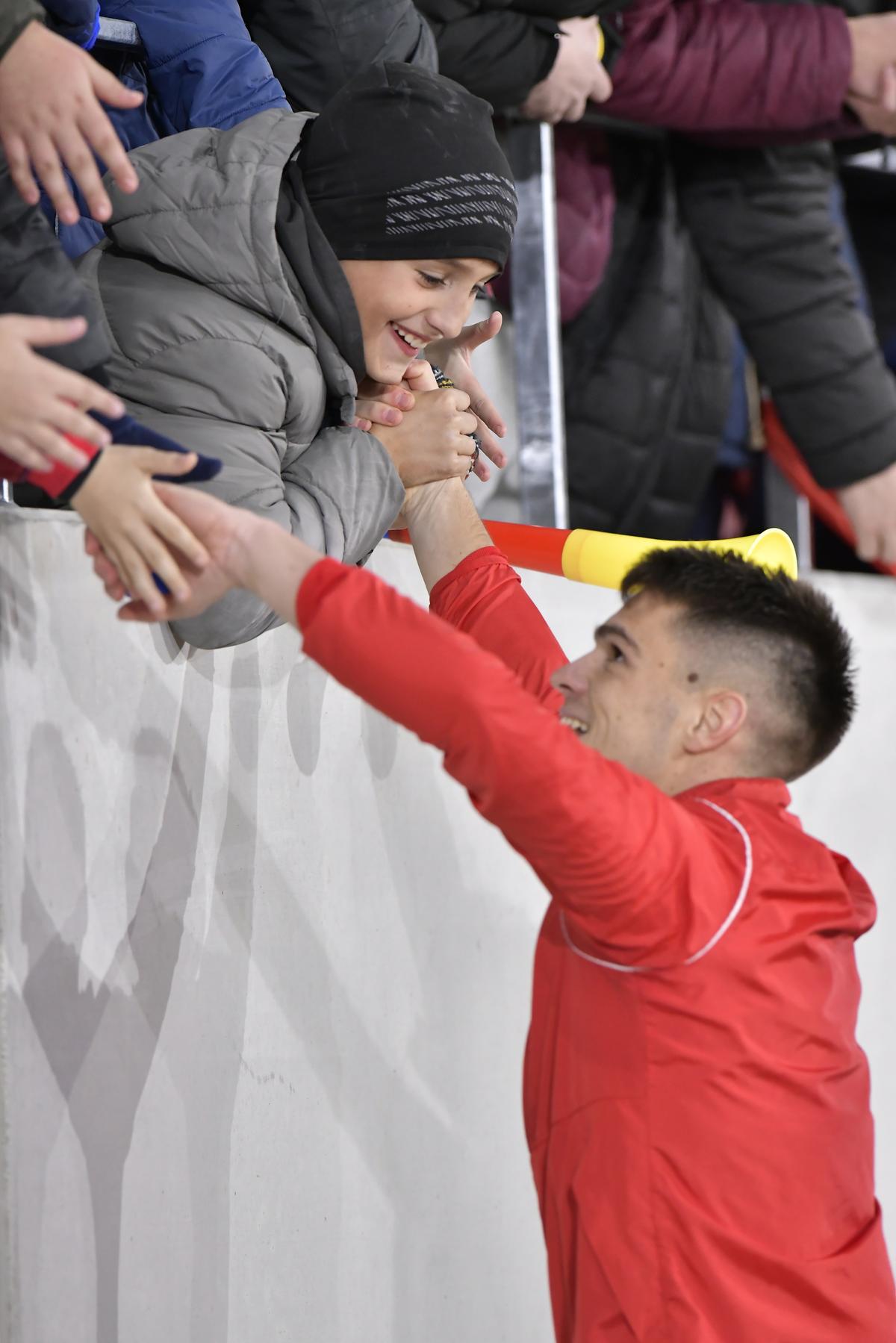 Inaugurare stadion Sibiu, Cristi Preda