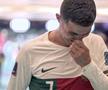 Cristiano Ronaldo, la câteva minute după Maroc - Portugalia / foto: Instagram@ Eurosport