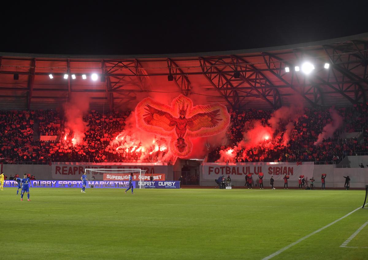 Inaugurare stadion Sibiu, Cristi Preda