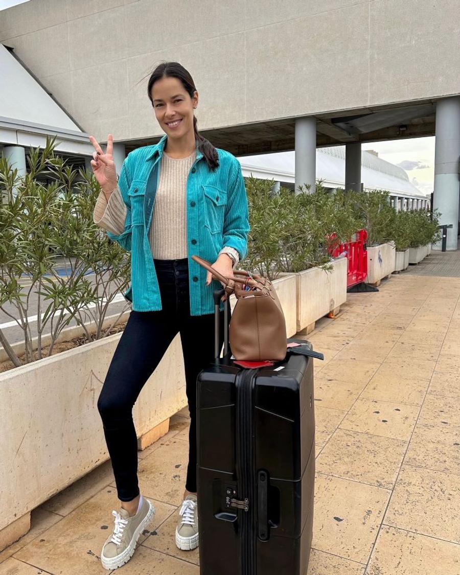 Ana Ivanovic gata de o nouă călătorie Foto X Ana Ivanovic și ghicitorile pentru fani: „Unde mă aflu?”, „Încotro călătoresc?”