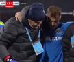 Accidentarea și înlocuirea lui Darius Olaru, în finalul primei reprize din CFR Cluj - FCSB, a provocat haos în tabăra oaspeților. Clujenii n-au profitat, iar scorul a rămas 1-1.