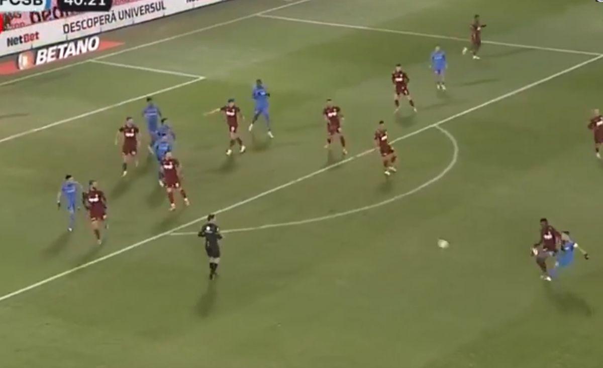 Accidentarea lui Olaru a provocat haos la FCSB » Coman și Șut au uitat de meci, iar CFR Cluj a fost la un pas de gol