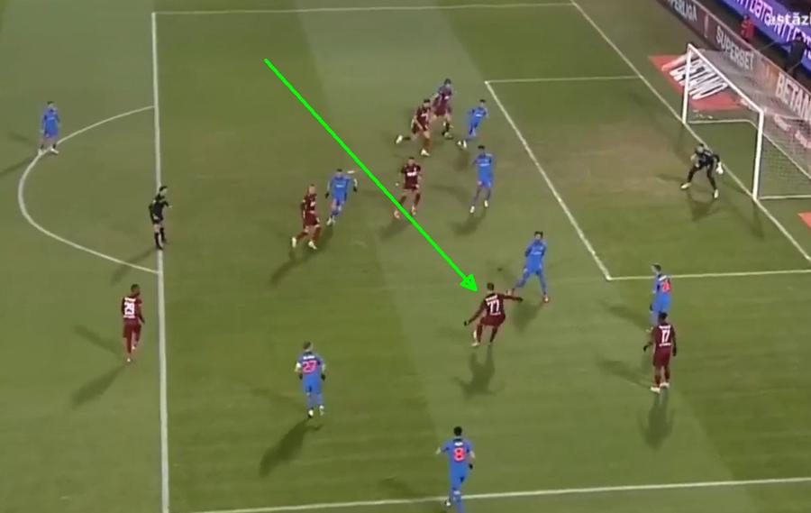 FOTO: Captură TV @Orange Sport 1 CFR Cluj și FCSB, remiză cu scandal în Gruia » Decizia lui Colțescu aruncă Superliga în aer! Clasamentul actualizat