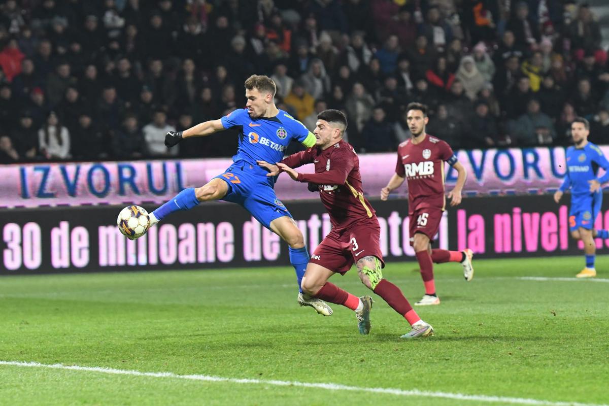 CFR Cluj și FCSB, remiză cu scandal în Gruia » Decizia lui Colțescu aruncă Superliga în aer! Clasamentul actualizat