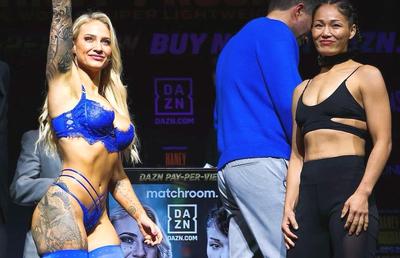 Protejata lui McGregor a pozat provocator la proba cântarului » Ce a urmat în ring a șocat
