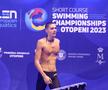 David Popovici, medalie de bronz în proba de 100 m liber la Campionatele Europene în bazin scurt » Robert Badea, locul 5 la 400 m mixt