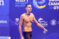 David Popovici, medalie de bronz în proba de 100 m liber la Campionatele Europene în bazin scurt » Robert Badea, locul 5 la 400 m mixt