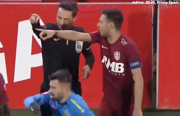 „Ieși în p*** mea!” » Coman a cedat nervos după decizia controversată a lui Colțescu: arbitrul i-a anulat supergolul și a salvat-o pe CFR!