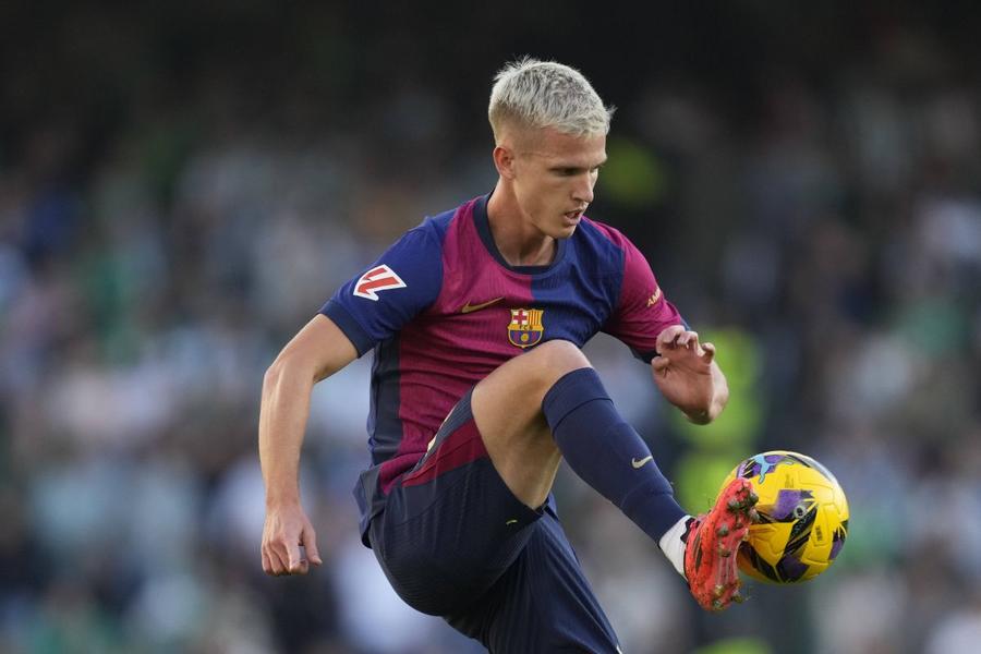 Dani Olmo a fost cumpărat în urmă cu opt luni de Barcelona cu 55 de milioane de euro de la RB Leipzig / Foto: Imago Acuzații grave ale președintelui Laporta: „Știu că nu ne pot învinge pe teren și încearcă să câștige la comisii!”