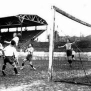 Secvență de la primul meci al naționalei, Iugoslavia - România 1-2, din 8 iunie 1922