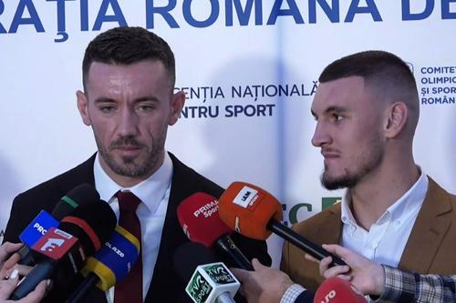 Marian Enache și Andrei Cornea la Gala Canotajului Foto captură Răzvan Petrescu