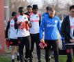 Toma, Edjouma, Baba Alhassan, Ngezana, Zima, Mihai Udrea și Radunovic la antrenamentul oficial înainte de FCSB - Feyenoord // Foto: Andrei Furnigă (GSP)