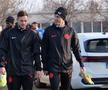 Thiam, Politic și Tavi Popescu la antrenamentul oficial înainte de FCSB - Feyenoord // Foto: Andrei Furnigă (GSP)