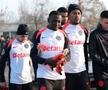 Toma, Baba Alhassan, Edjouma, Ngezana, Graovac la antrenamentul oficial înainte de FCSB - Feyenoord // Foto: Andrei Furnigă (GSP)