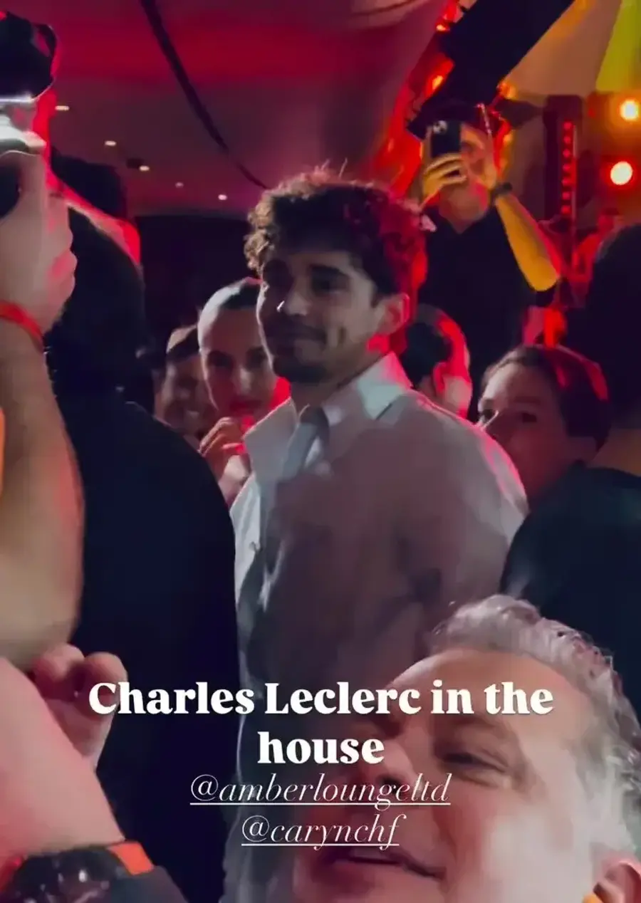 Charles Leclerc la petrecerea de titlu organizată de Lando Norris / sursa foto: Instagram @mr.kassir_ Noul campion din Formula 1 a petrecut până în zori alături de iubită » Suma uriașă pe care Lando Norris a lăsat-o la masă