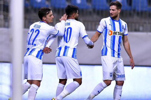 Mihai Căpățână (în dreapta), sărbătorind un gol al Craiovei / Sursă foto: Imago Images