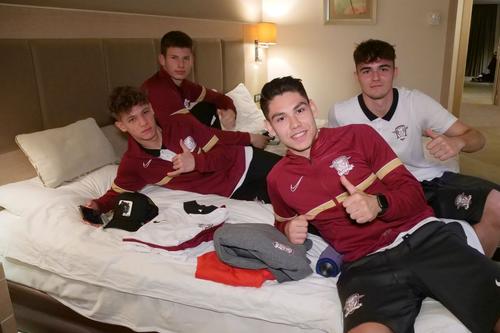 Sefer și colegii săi de la Playstation: Gheorghe Gabriel, Bogdan Ungureanu și Alex Stan