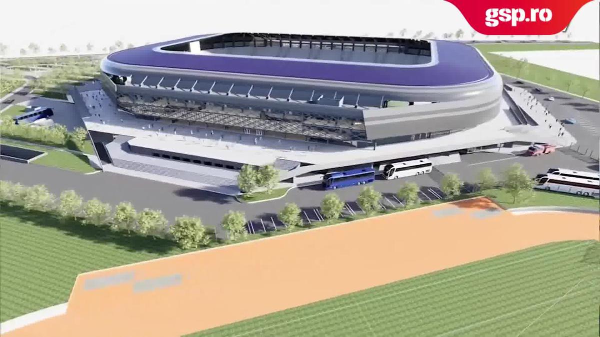 Randări stadion nou FC Argeș
