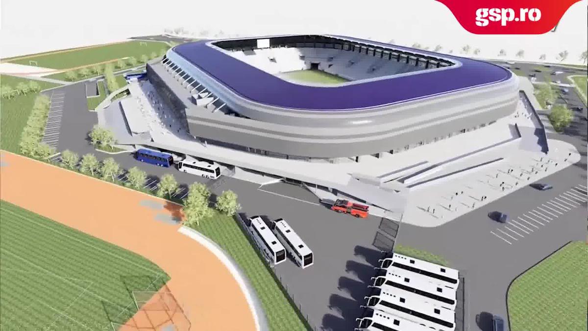 Randări stadion nou FC Argeș