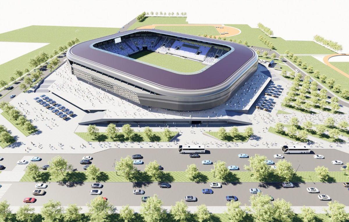Randări stadion nou FC Argeș