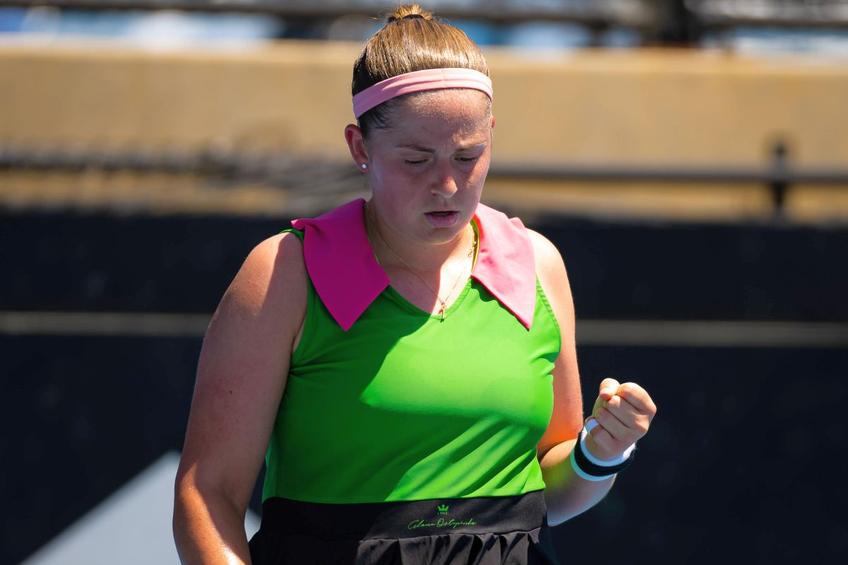 Jelena Ostapenko în Adelaide // Foto: Imago