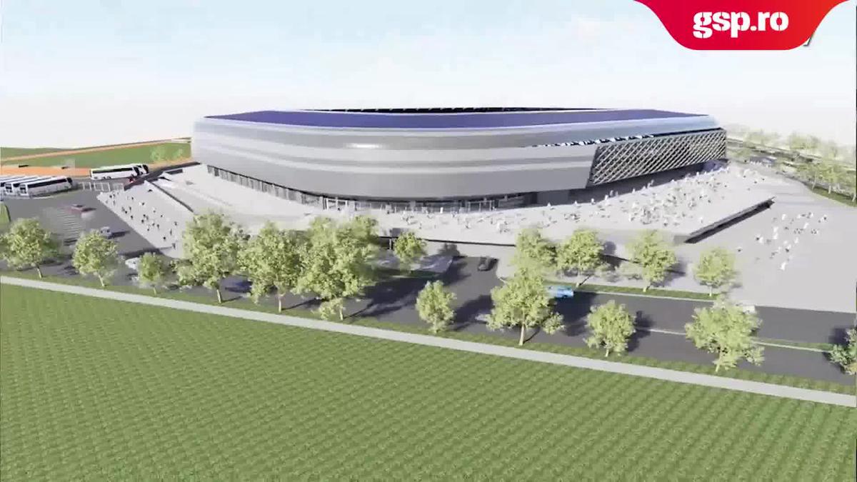 Randări stadion nou FC Argeș