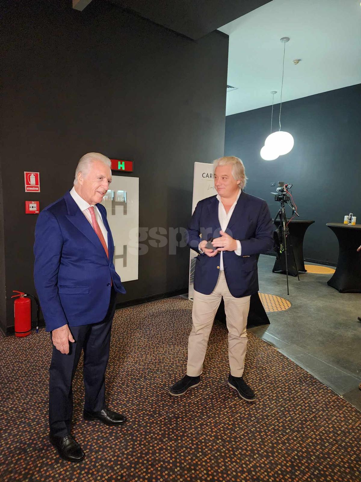 Piero Ferrari a venit în România alături de soția Romina pentru filmul „Ferrari”
