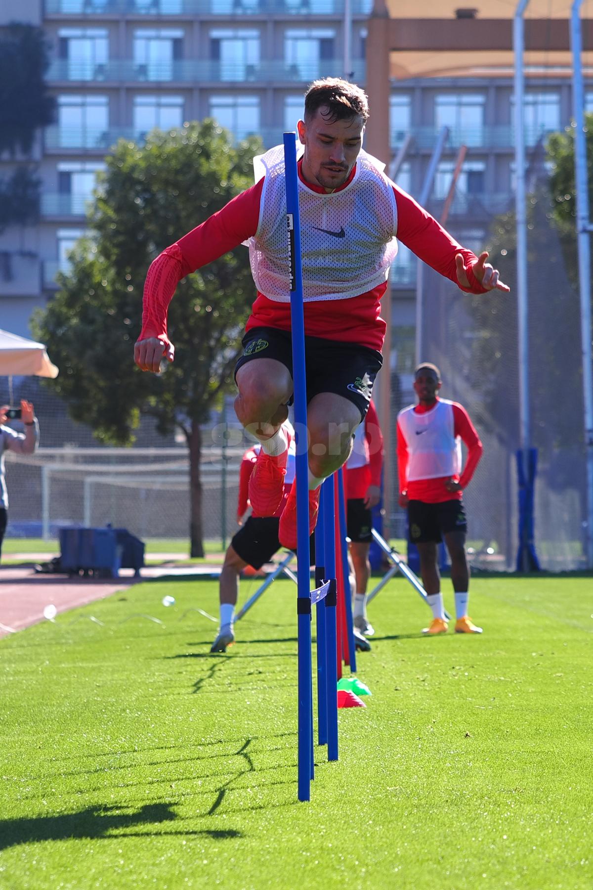 Păzea! Neubert la butoane! Ziua 3 în Antalya pentru FCSB, faza pe extenuare: imagini tari surprinse din dronă