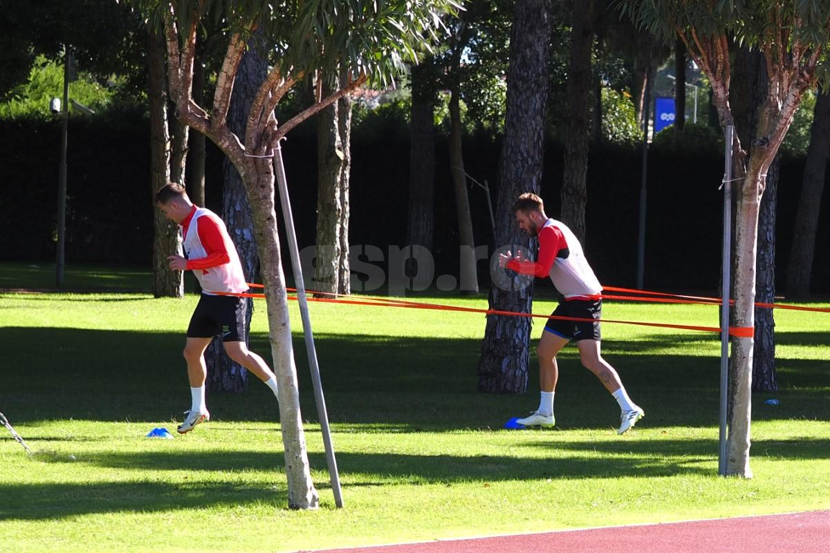 Păzea! Neubert la butoane! Ziua 3 în Antalya pentru FCSB, faza pe extenuare: imagini tari surprinse din dronă