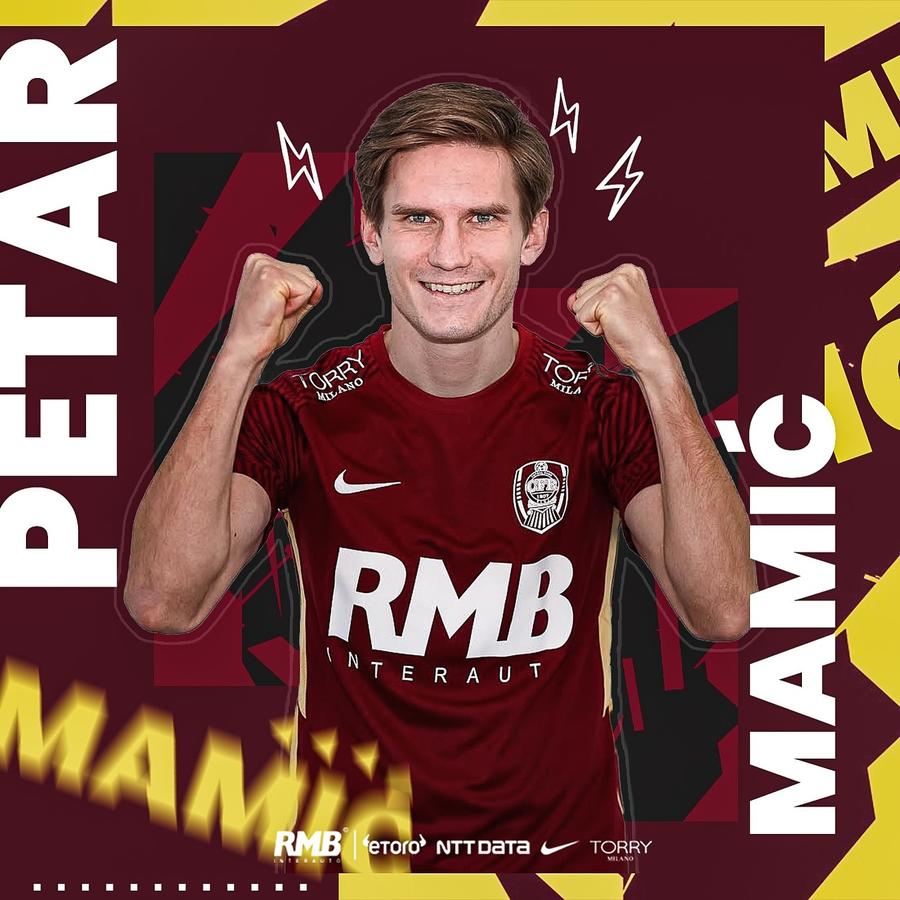 CFR Cluj a prezentat a treia achiziție a iernii » Concurență pentru căpitanul Mario Camora