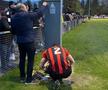 Liam Smith a trecut la munca de jos, reparând defecțiunea electrică a noctunei / Foto: X Sittinbourne FC