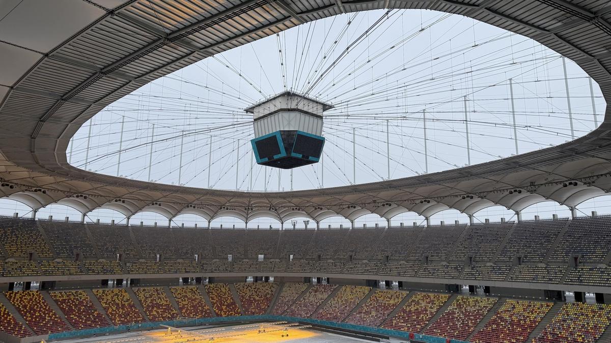 Cum arată Arena Națională după 12 ore de ninsoare! GSP a fost pe cel mai mare stadion al țării cu o săptămână înaintea primului meci oficial din 2026