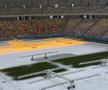 Arena Națională din București, după primele zăpezi din ianuarie 2026. Foto: Andrei Crăițoiu (GSP.RO)