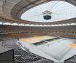 Arena Națională din București, după primele zăpezi din ianuarie 2026. Foto: Andrei Crăițoiu (GSP.RO)