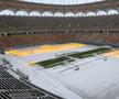 Arena Națională din București, după primele zăpezi din ianuarie 2026. Foto: Andrei Crăițoiu (GSP.RO)
