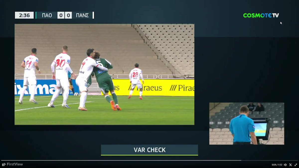 Andrei Ivan a făcut penalty în secunda 30 din Panathinaikos - Panserraikos