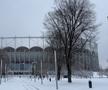 Arena Națională din București, după primele zăpezi din ianuarie 2026. Foto: Andrei Crăițoiu (GSP.RO)