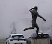 Statuia lui Cătălin Hîldan în Complexul Sportiv Dinamo. Foto: Andrei Furnigă, GSP