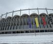 Arena Națională din București, după primele zăpezi din ianuarie 2026. Foto: Andrei Crăițoiu (GSP.RO)