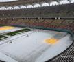 Arena Națională din București, după primele zăpezi din ianuarie 2026. Foto: Andrei Crăițoiu (GSP.RO)