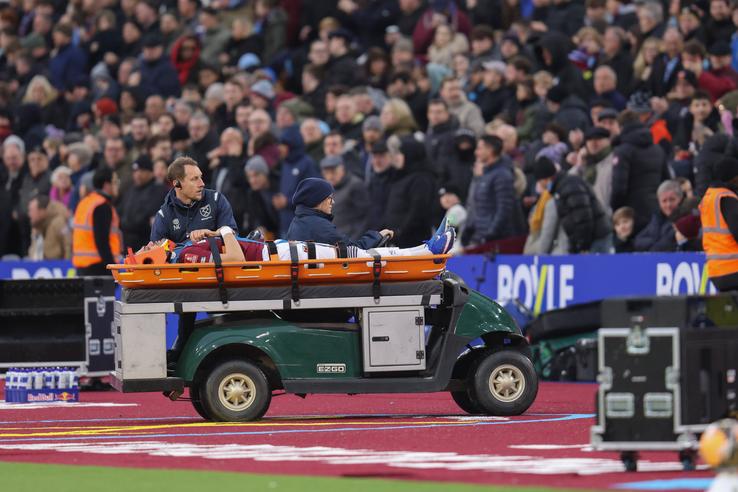 Mavropanos, accidentare în West Ham - QPR / Foto: Imago